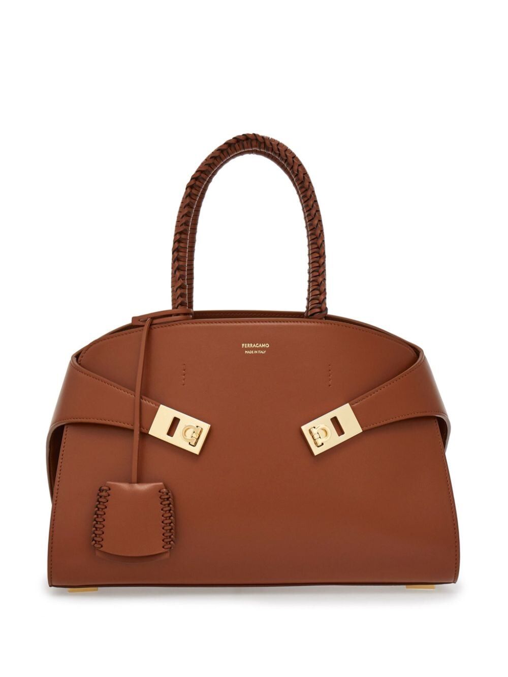 small The Hug leather tote bag