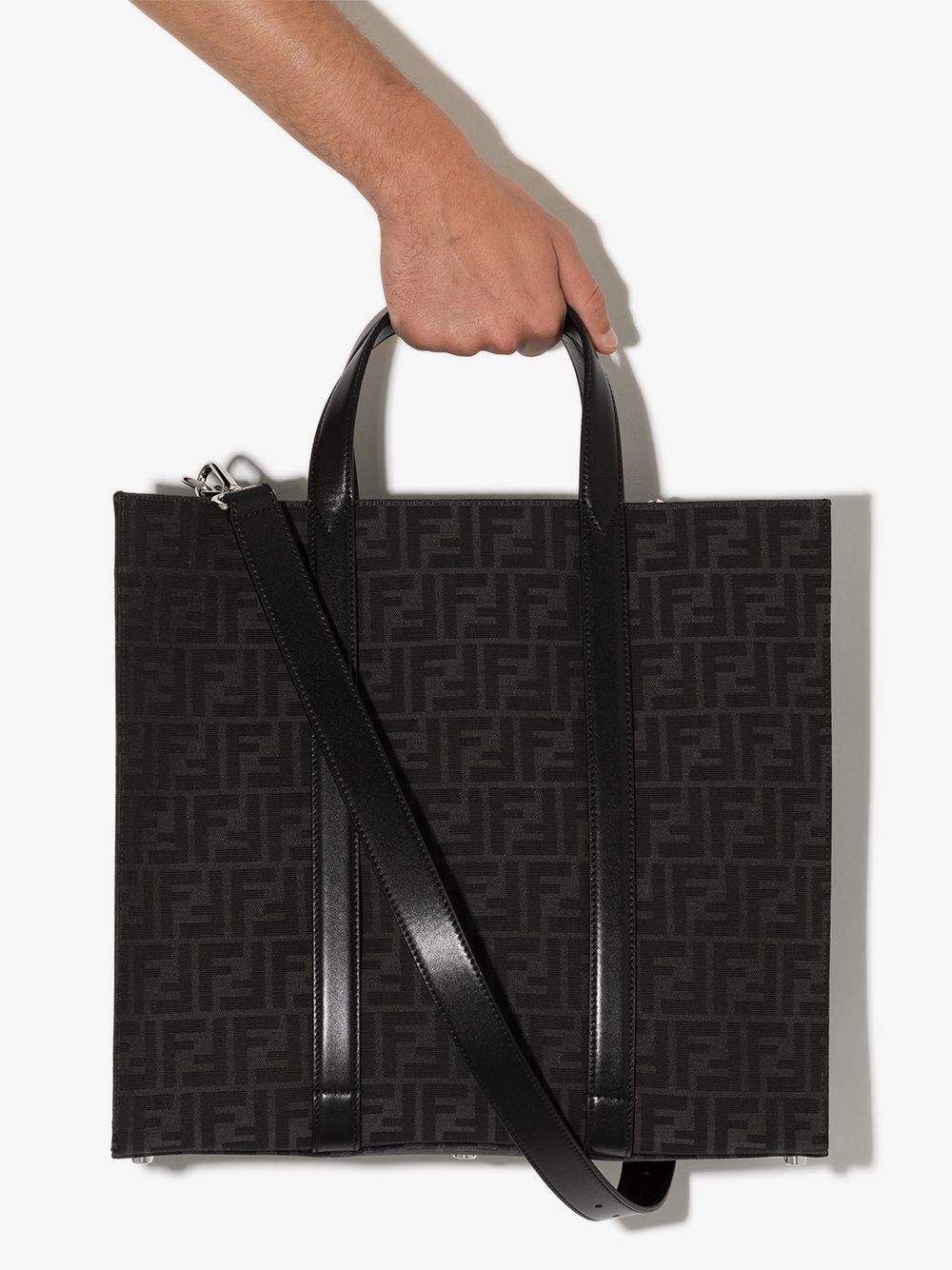 FF jacquard tote bag