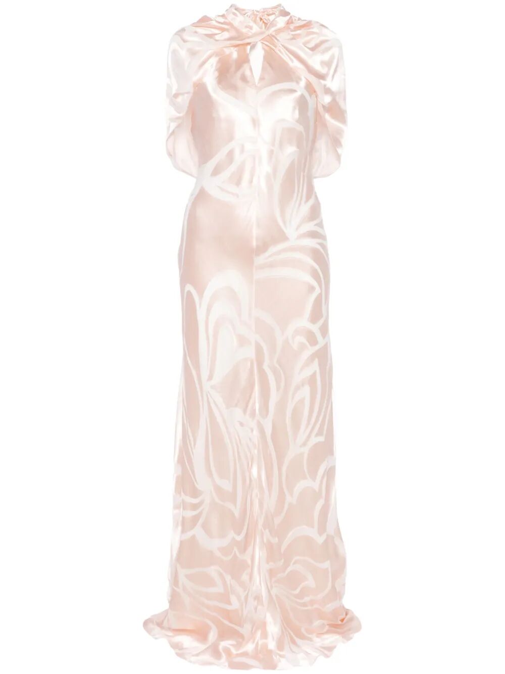 satin maxi dress