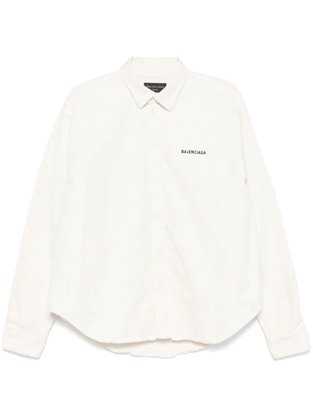 embroidered-logo shirt