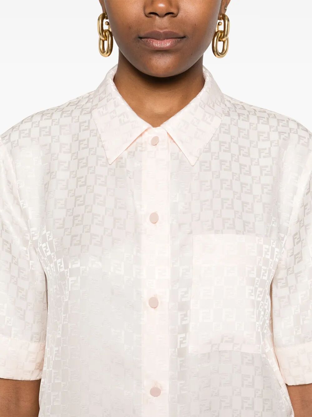 FF-jacquard shirt