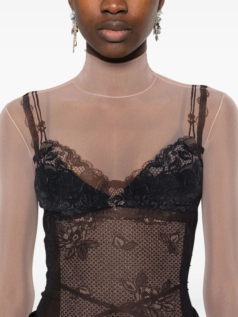 trompe-l`oeil Lingerie top