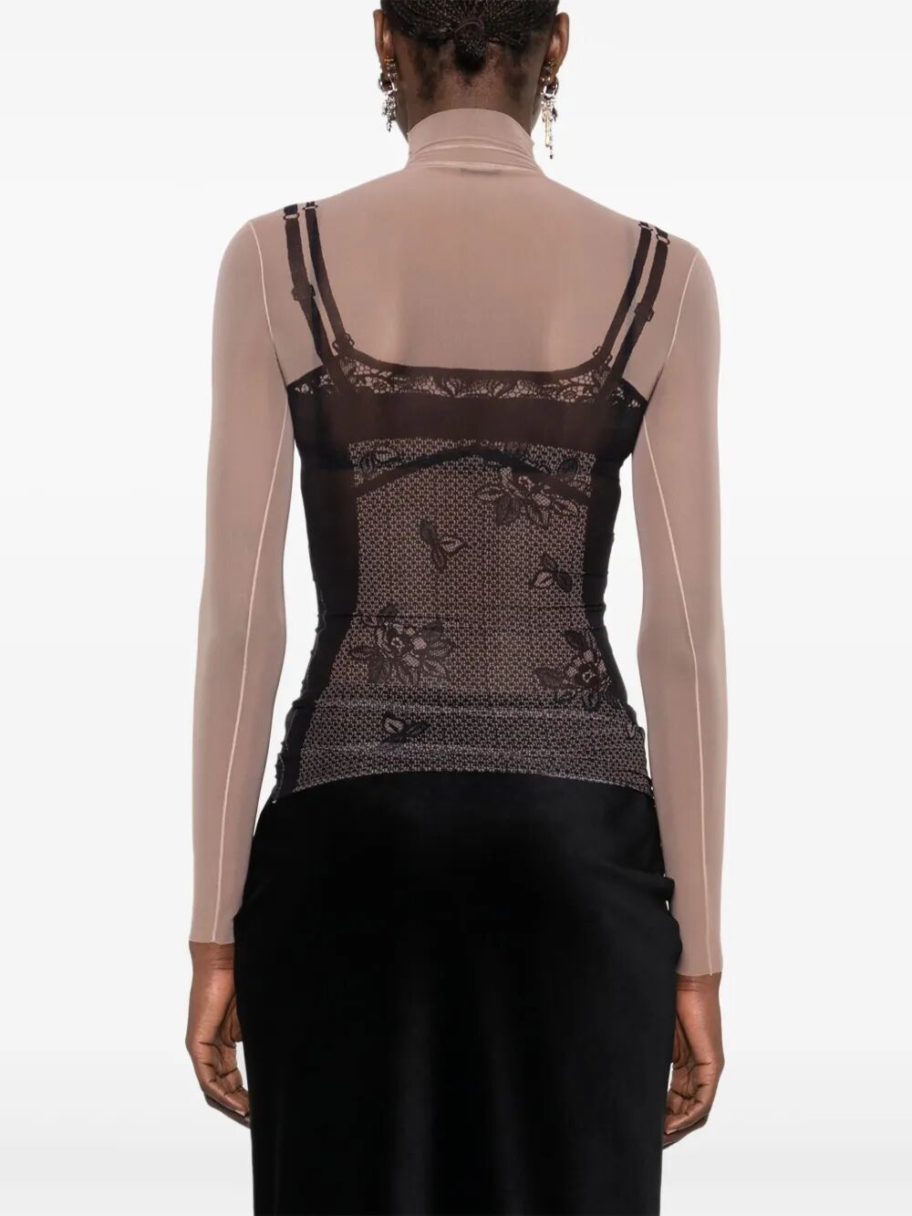 trompe-l`oeil Lingerie top