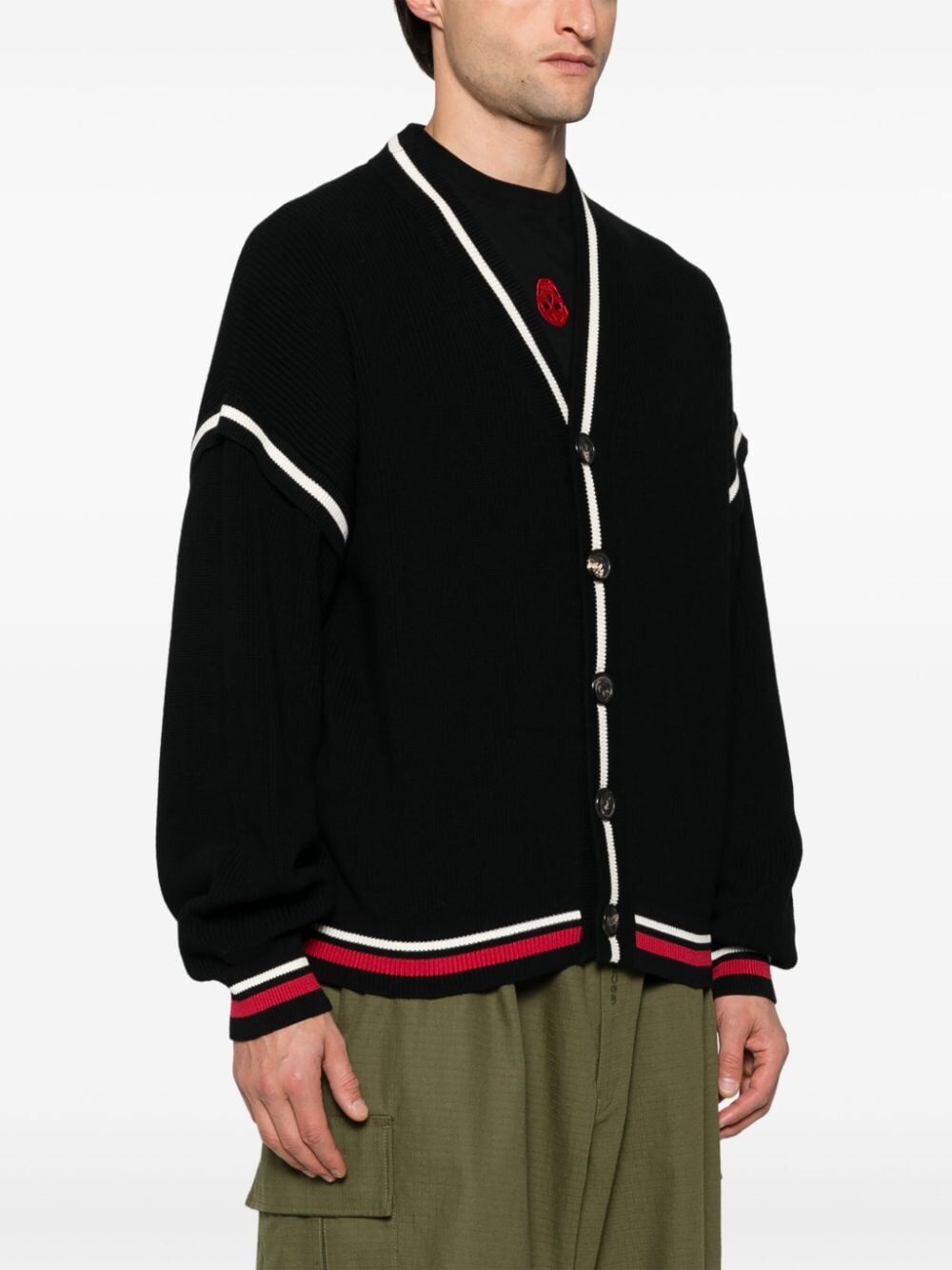 Cardigan con logo