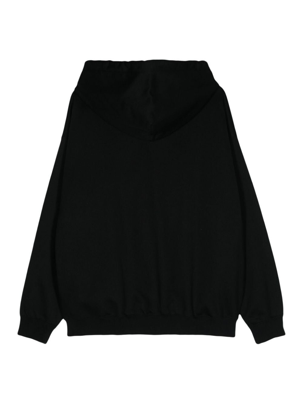 logo-print zip-up hoodie