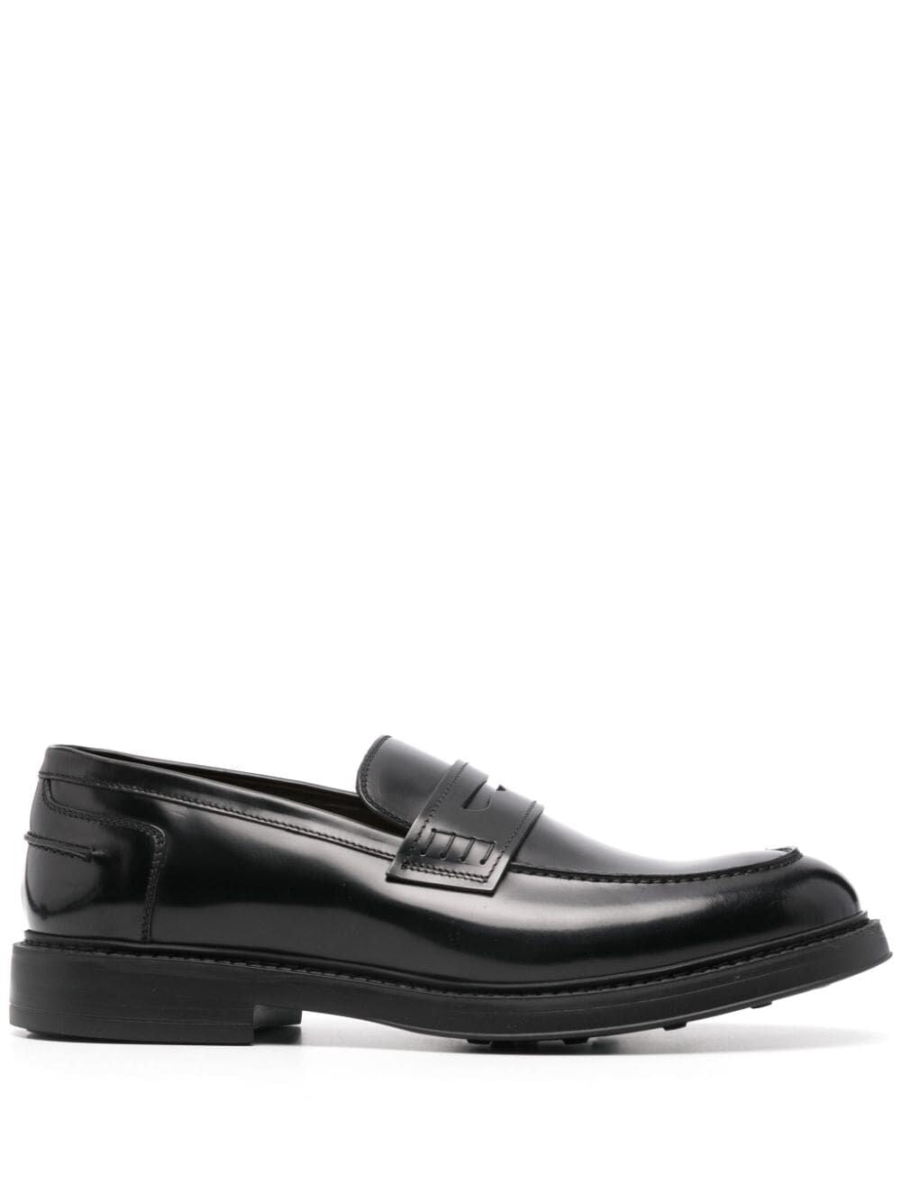 leather loafers