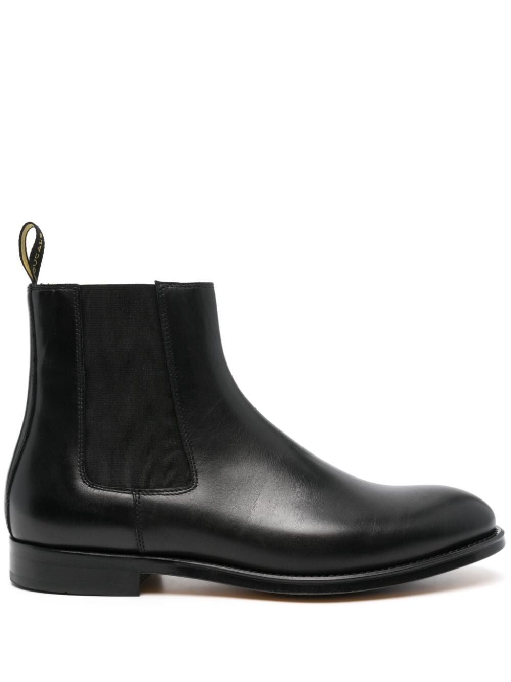 slip-on leather Chelsea boots