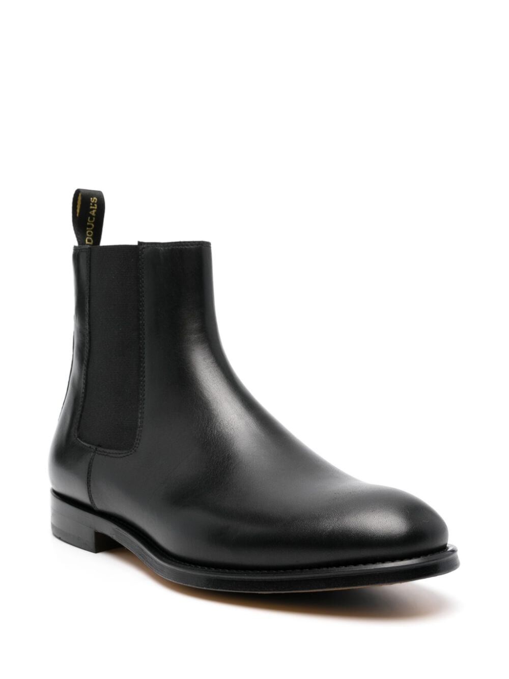 slip-on leather Chelsea boots