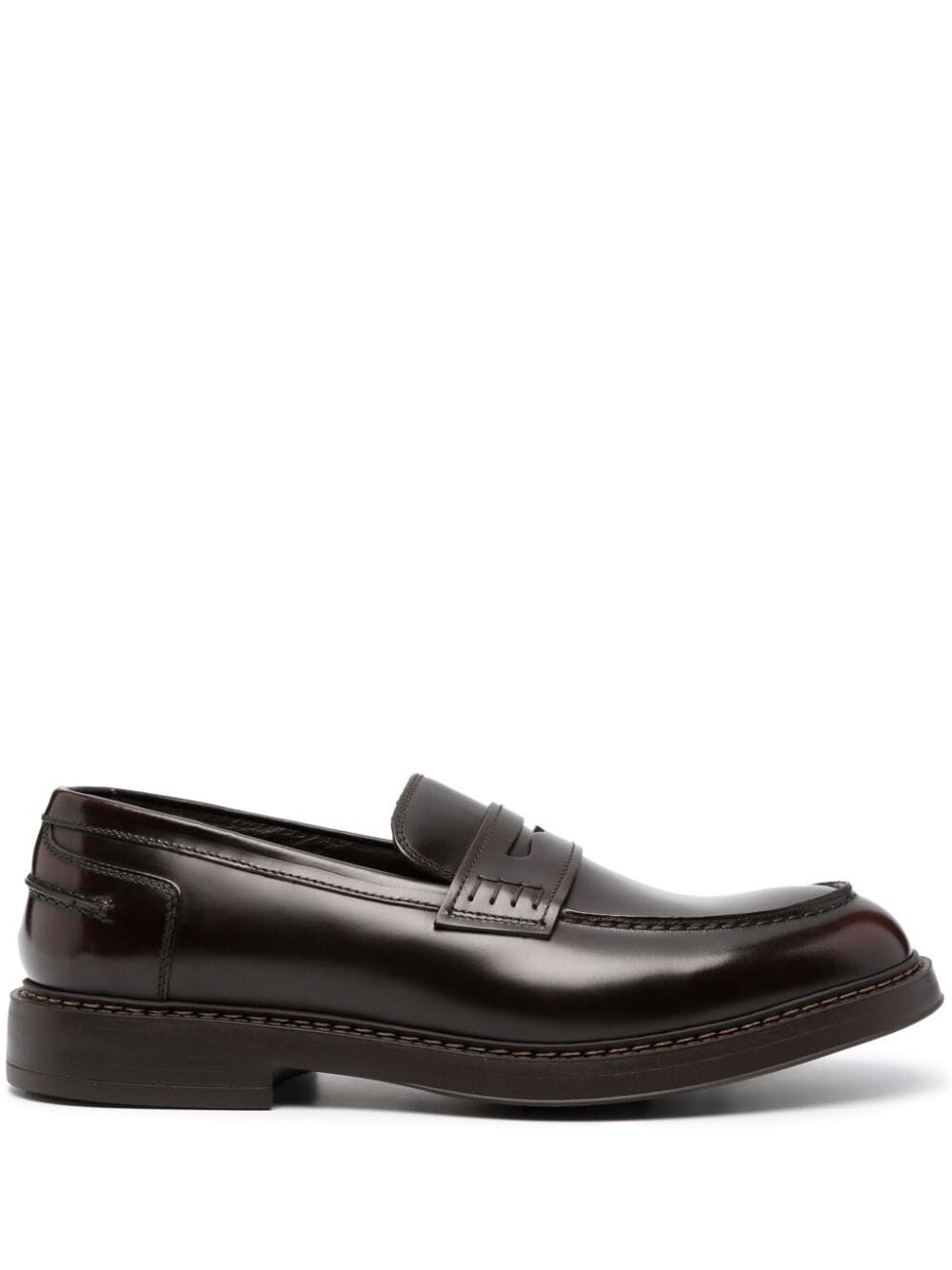 leather loafers