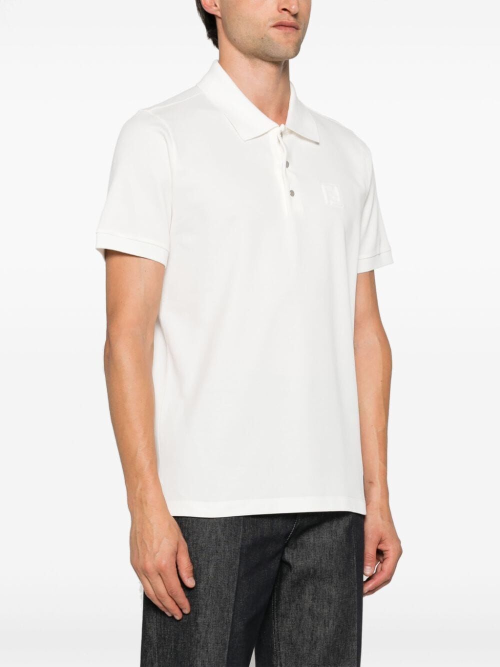 FF-embossed polo shirt