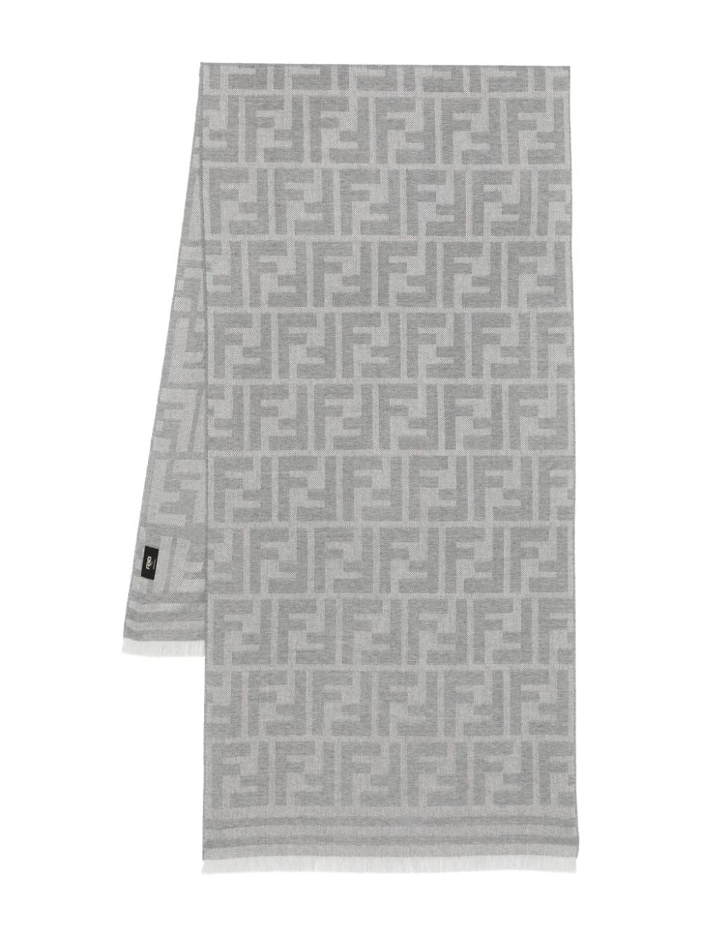 FF jacquard scarf