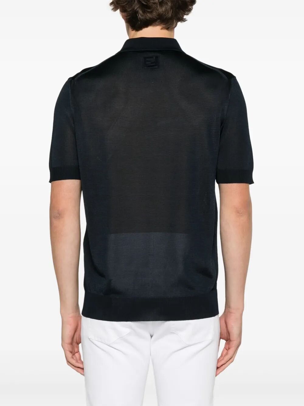 asymmetric polo shirt