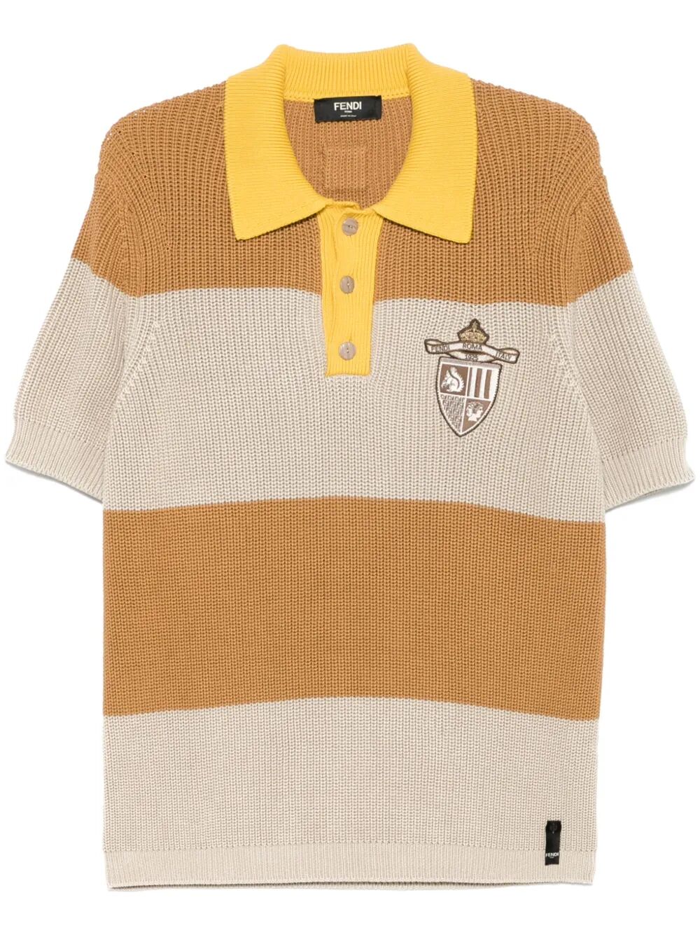 striped polo shirt