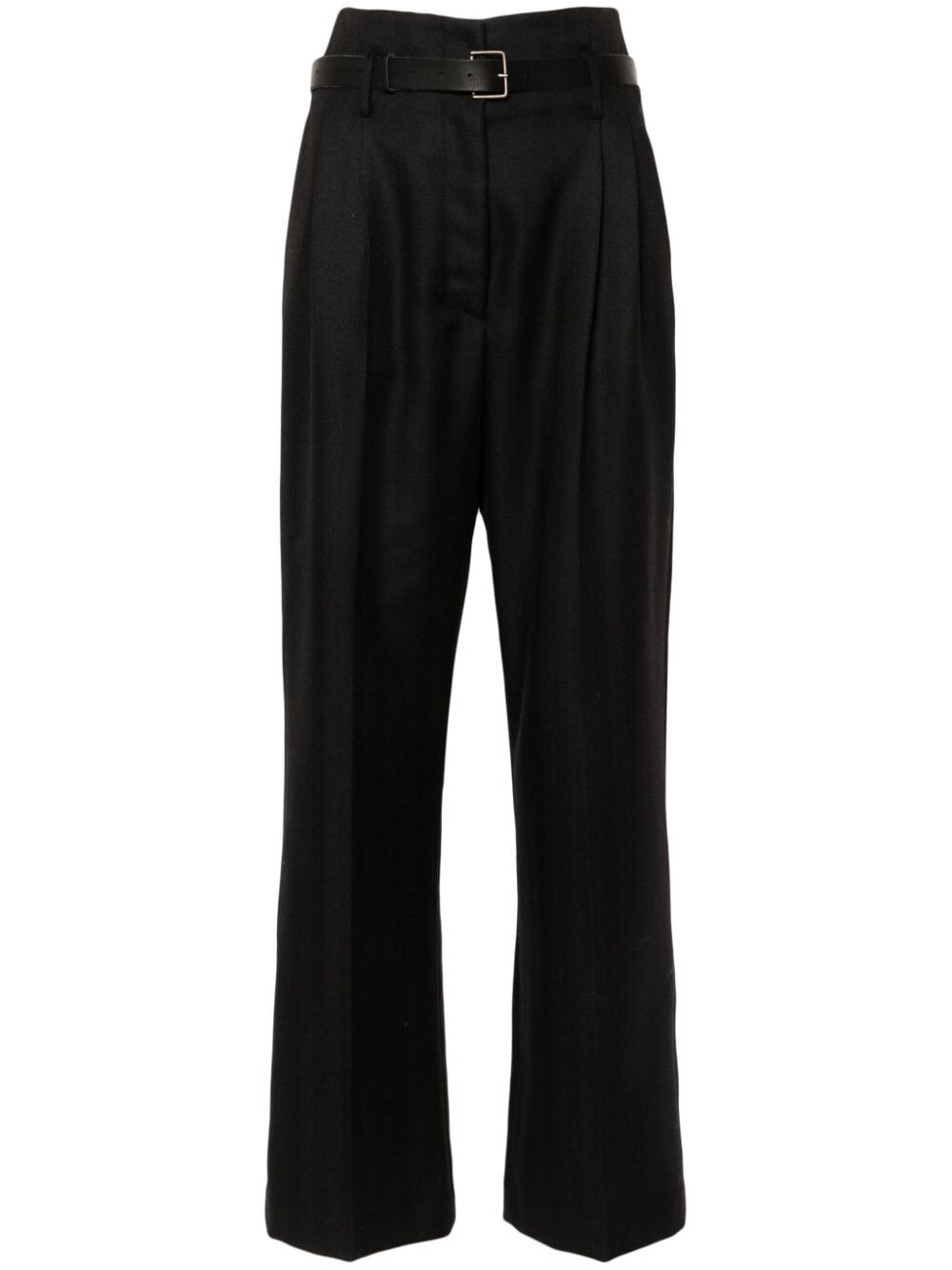 virgin-wool tailored trousers