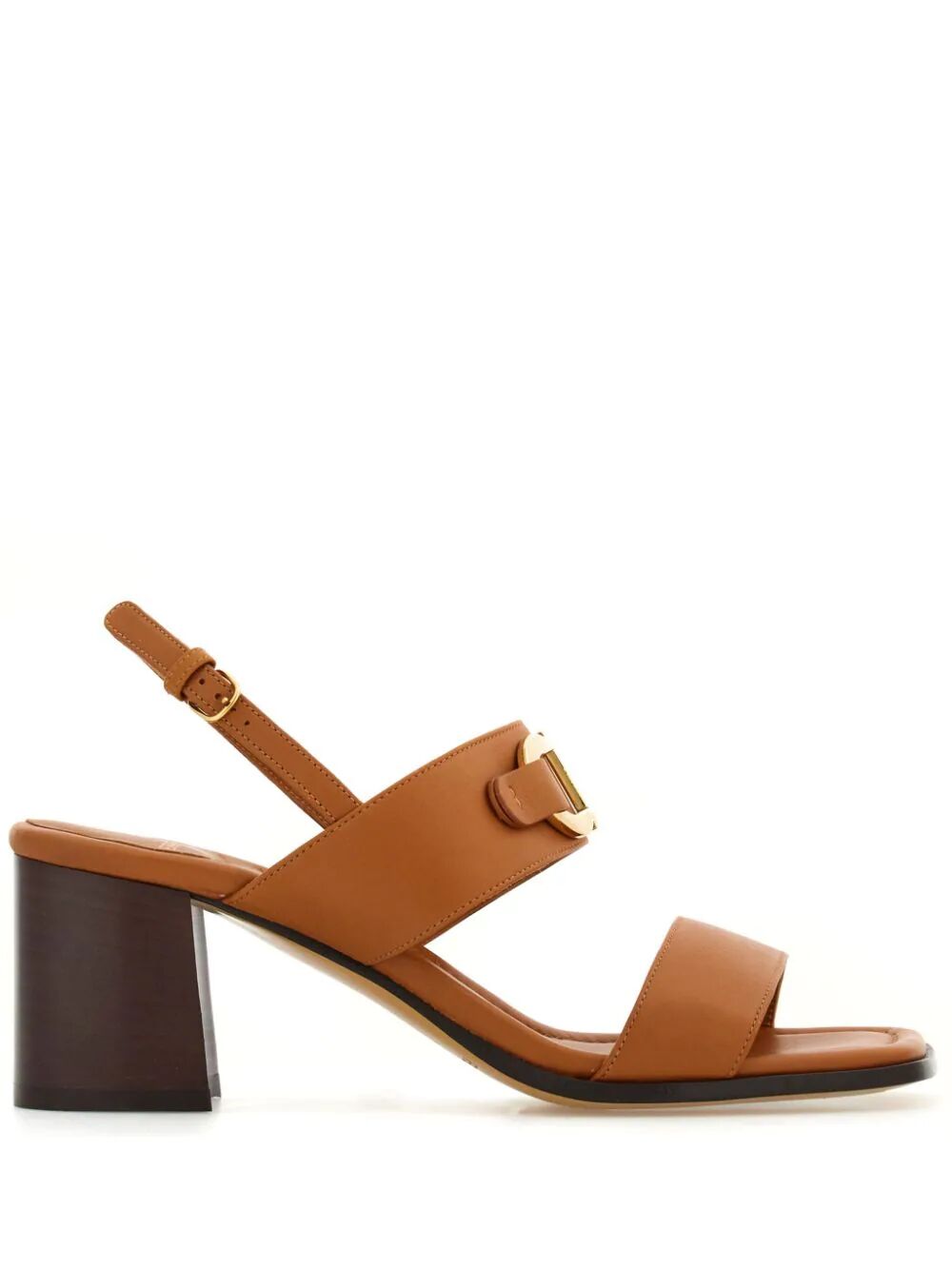 55mm Gancini-buckle leather sandals