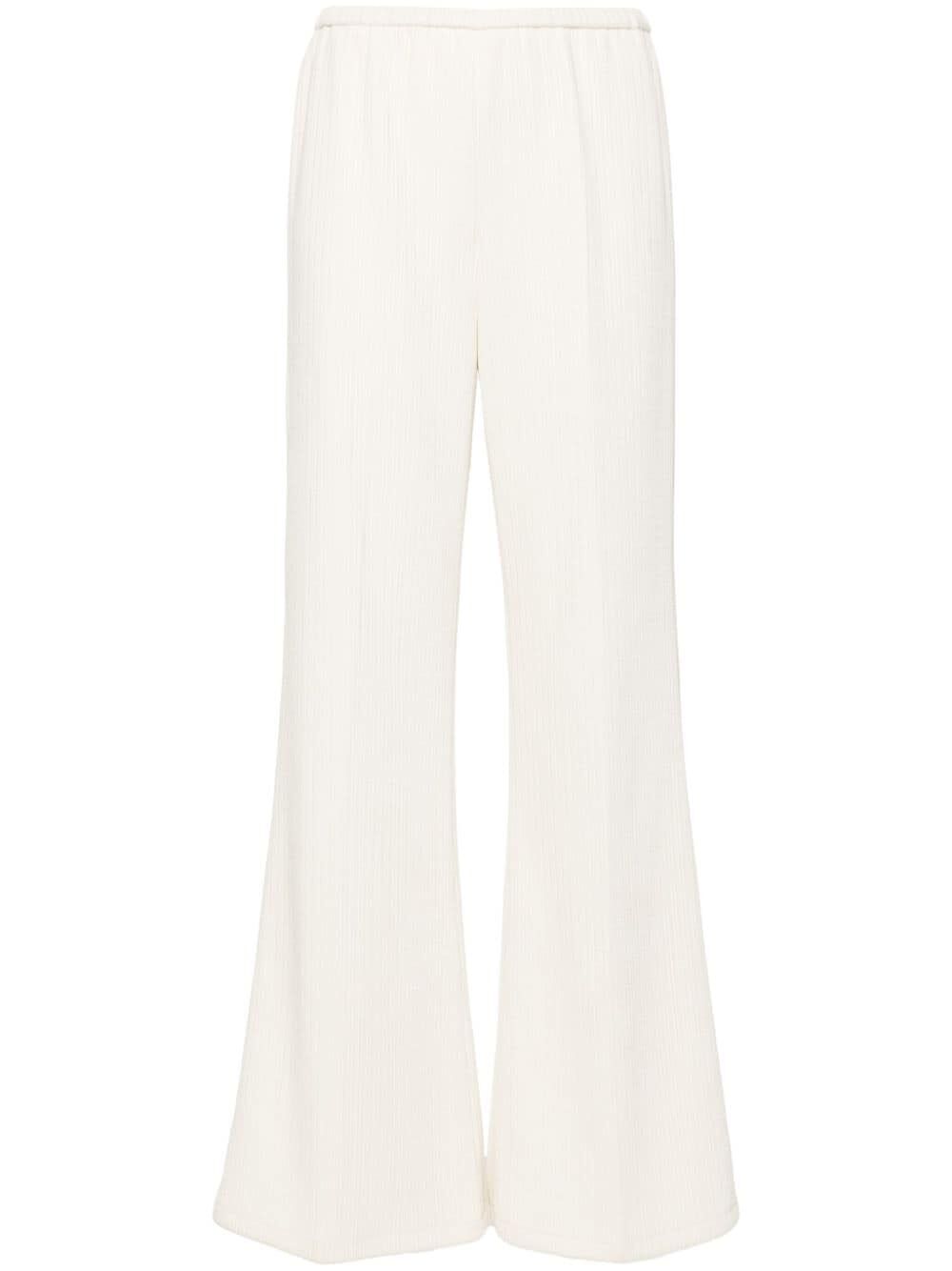 corduroy flared trousers