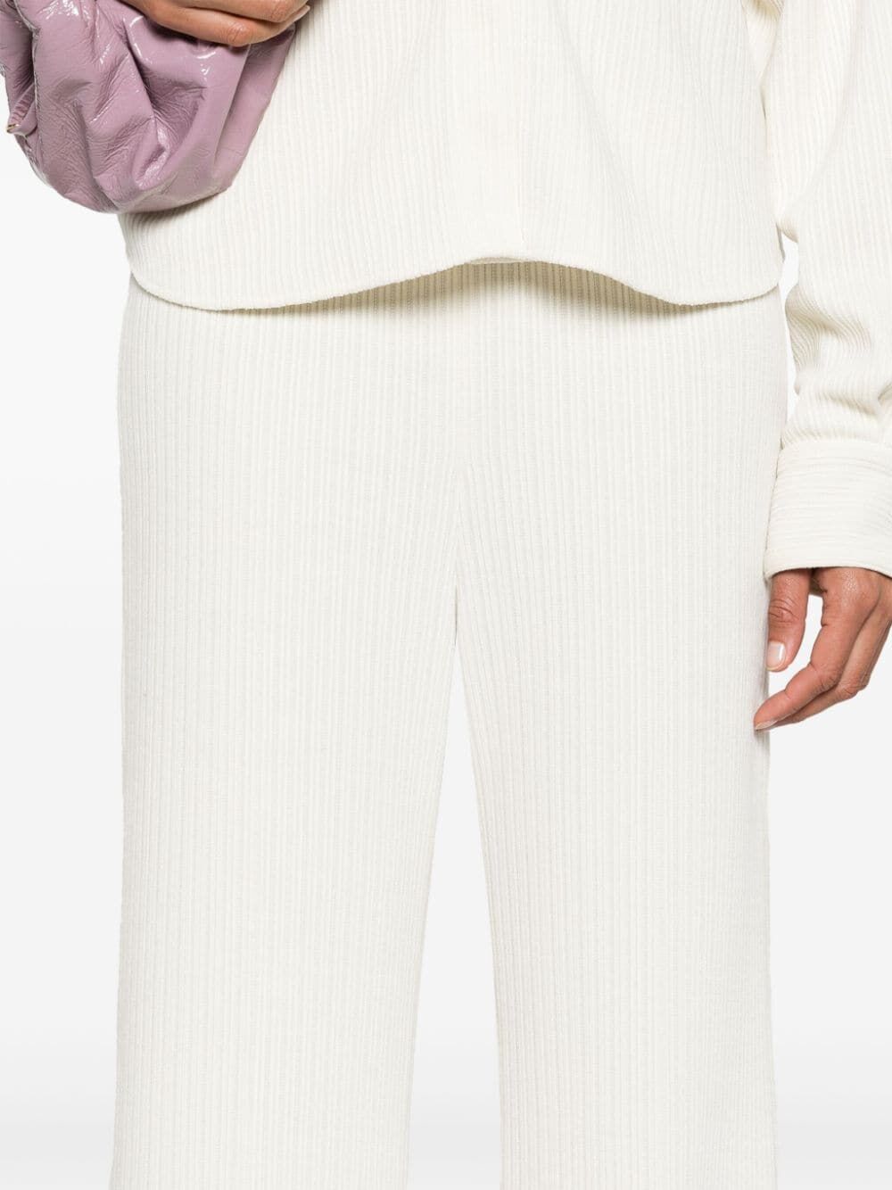 corduroy flared trousers