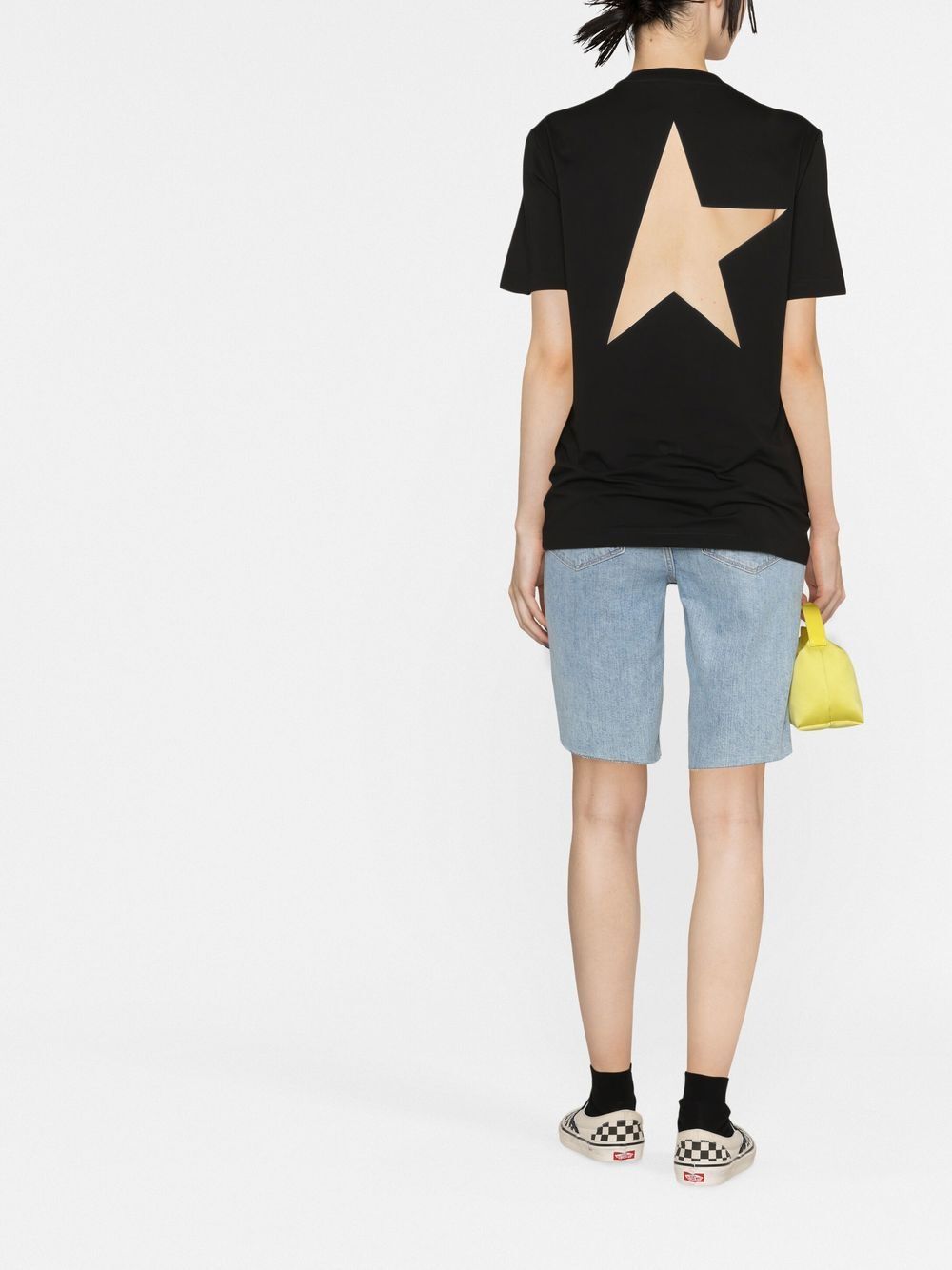 star-print T-shirt