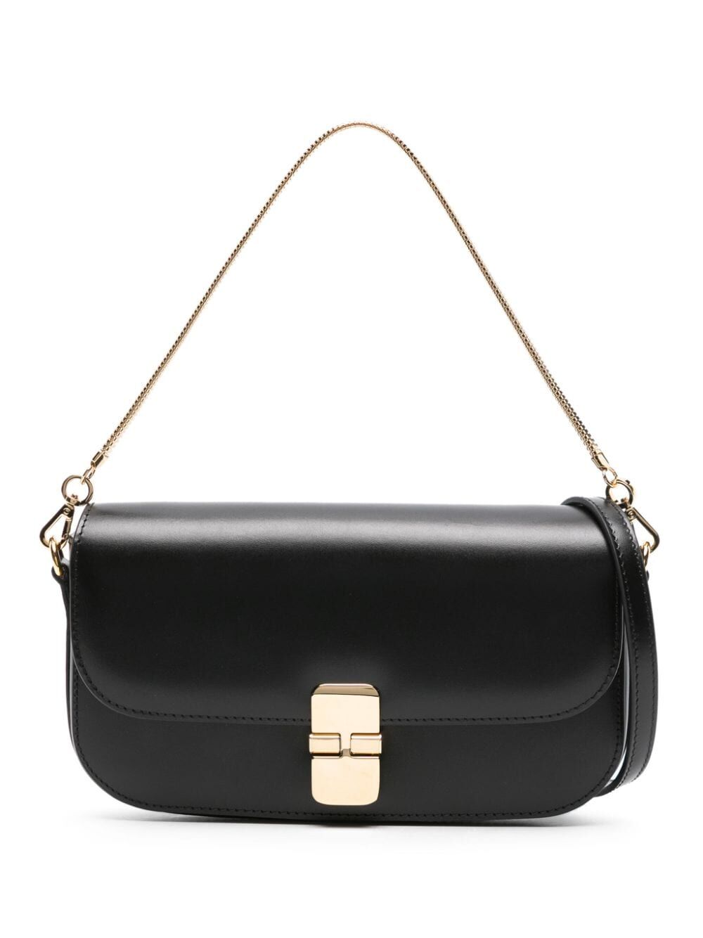 Grace leather clutch bag