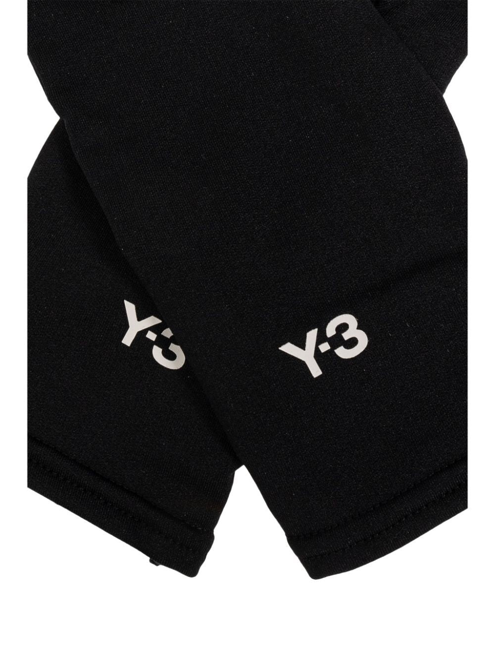 logo print gloves