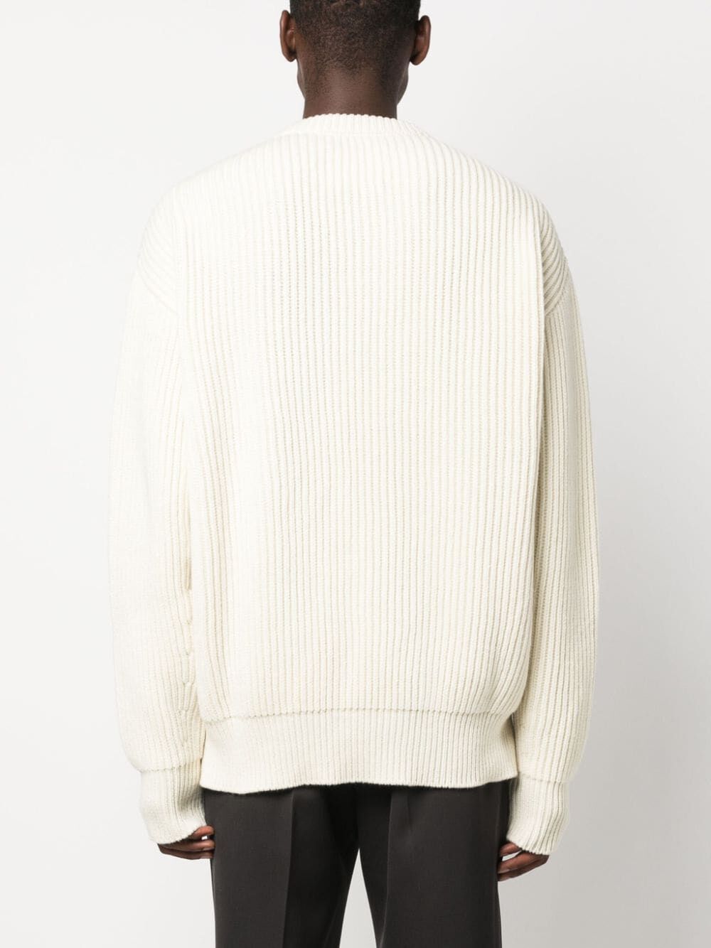 ribbed wool jumper