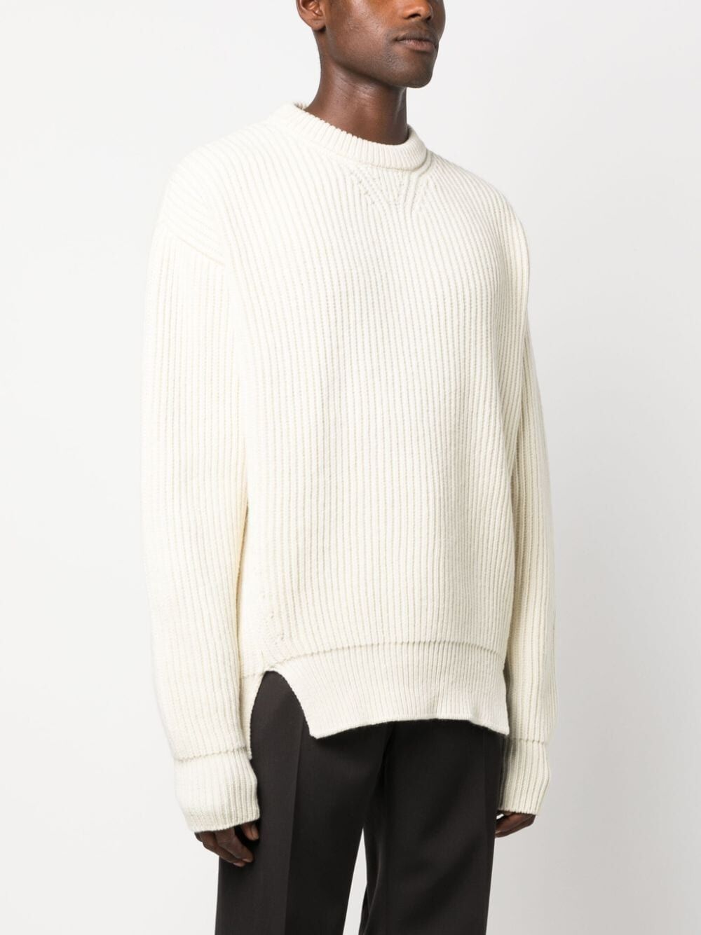 ribbed wool jumper