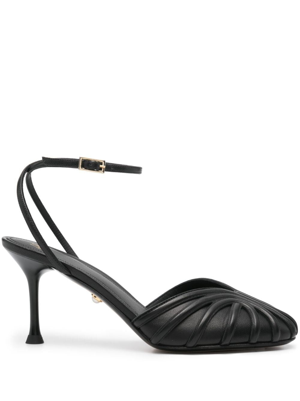 85mm leather pumps