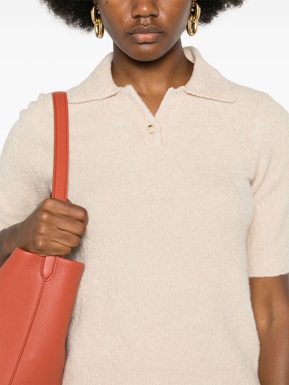 short-sleeved polo shirt