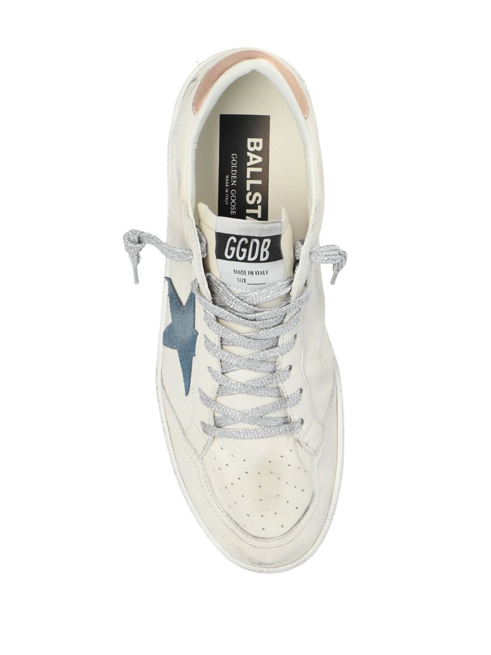 Ball Star distressed leather sneakers