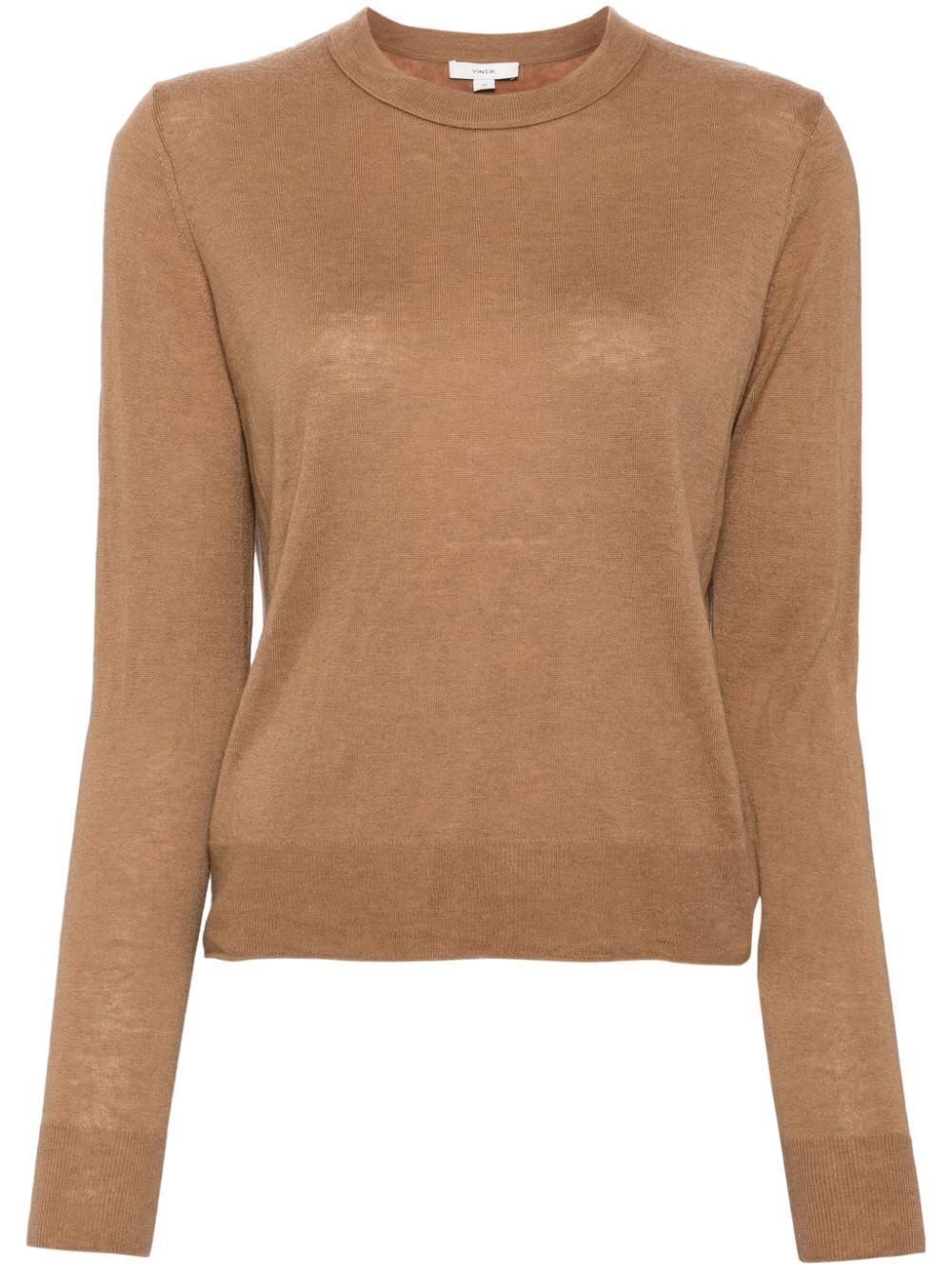 crew-neck wool jumper