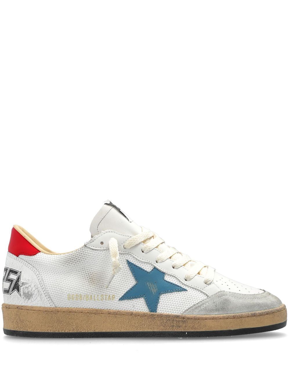 Ball Star distressed-effect sneakers