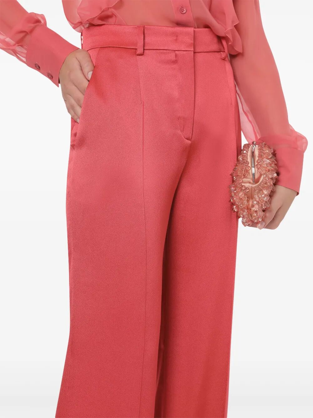 satin trousers