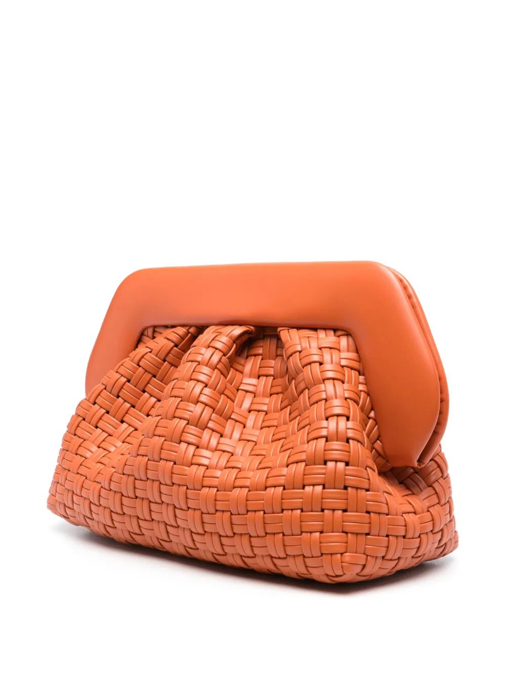 micro Bios Weaved clutch bag