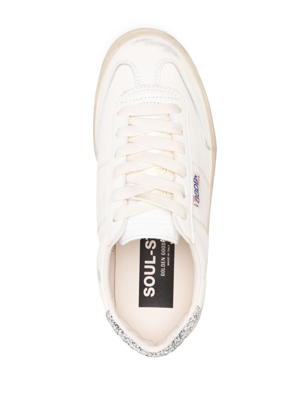 Soul Star distressed glittered sneakers