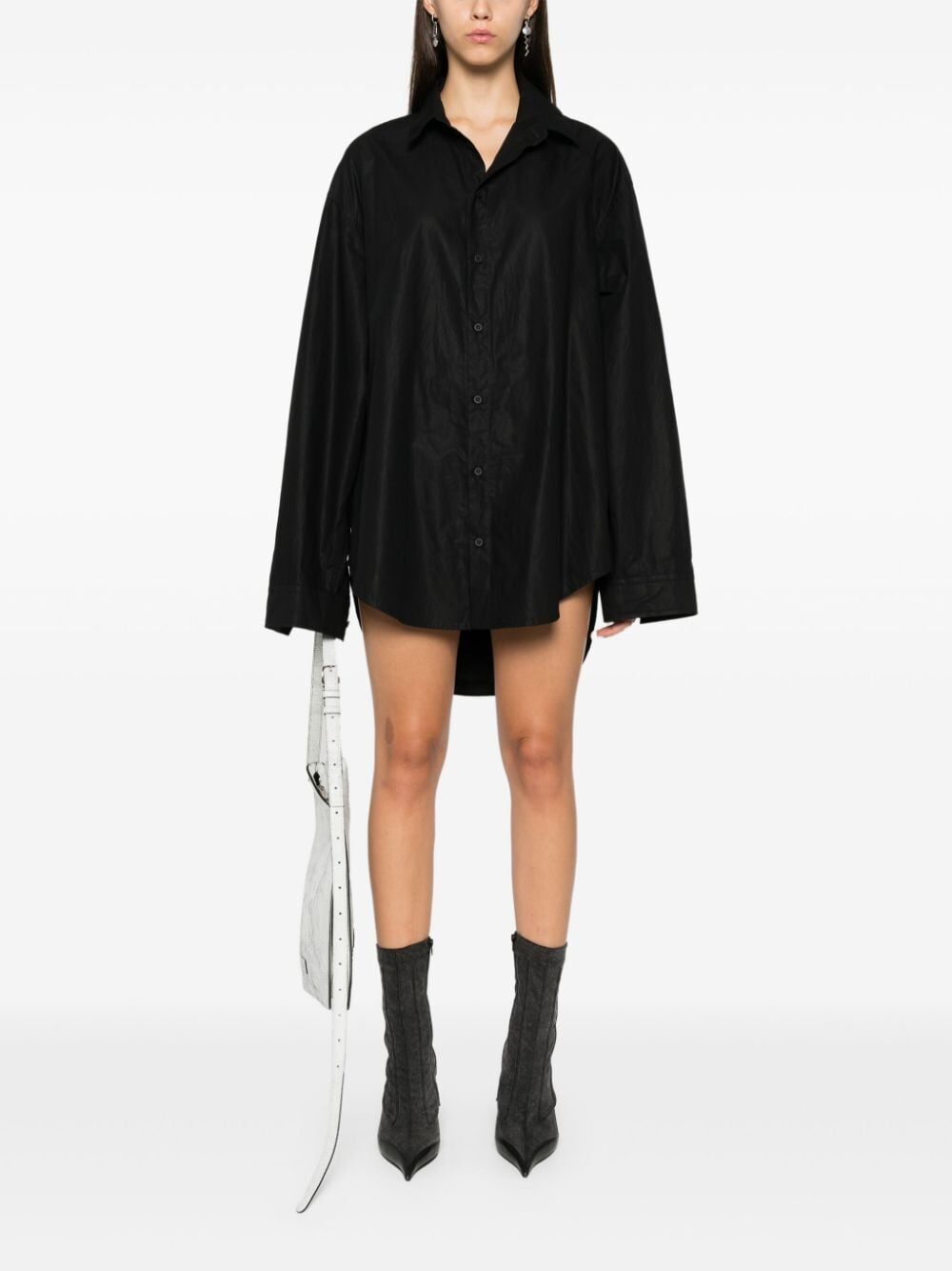 Suspended shirt dress