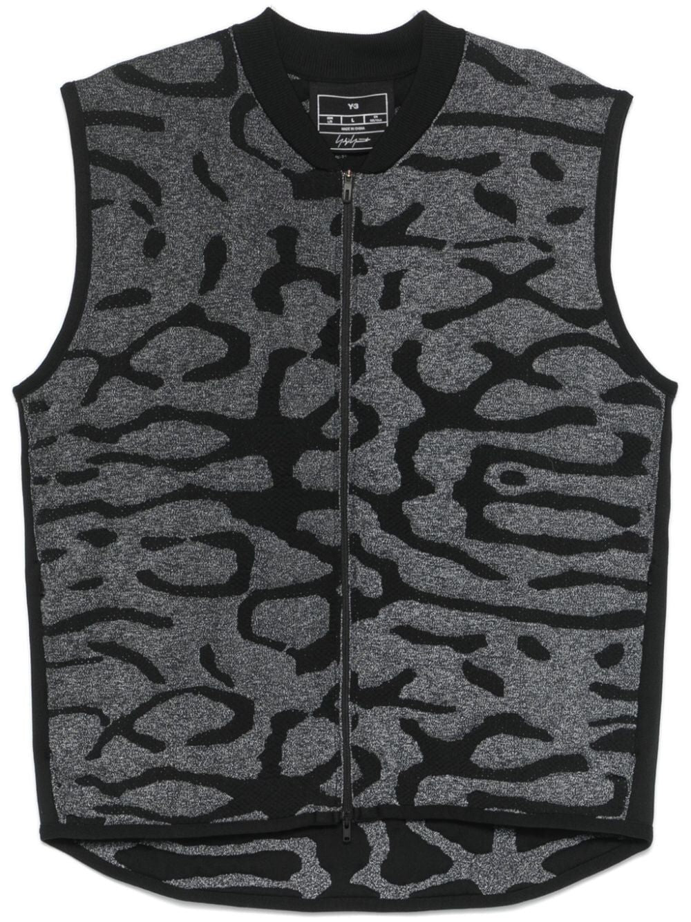 Gilet con motivo jacquard