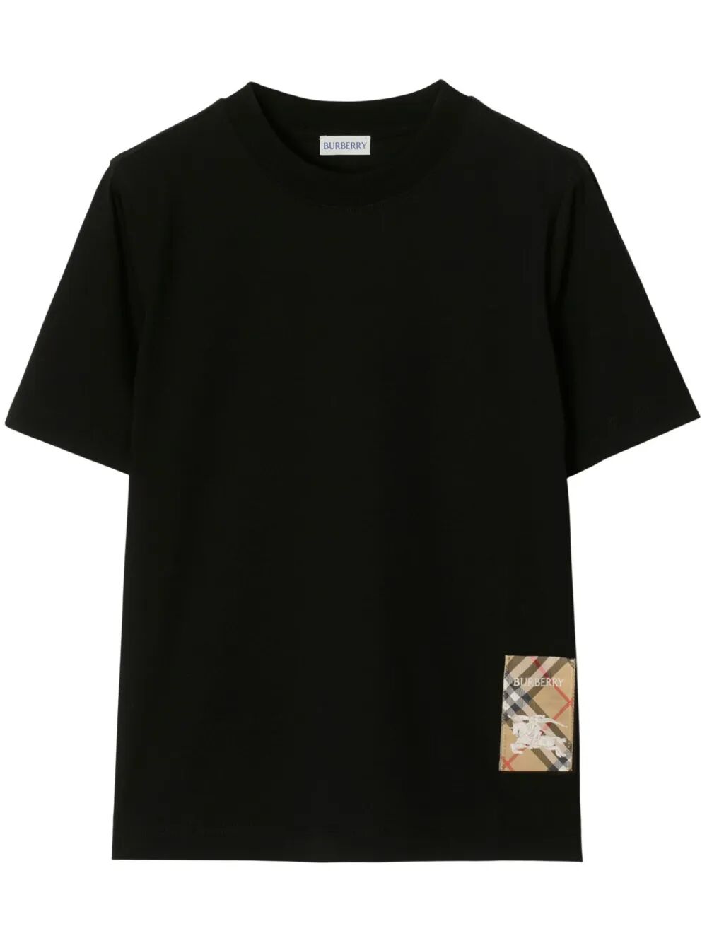 check-patch T-shirt