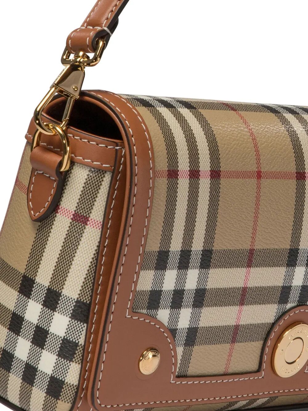 Vintage Check logo-plaque shoulder bag