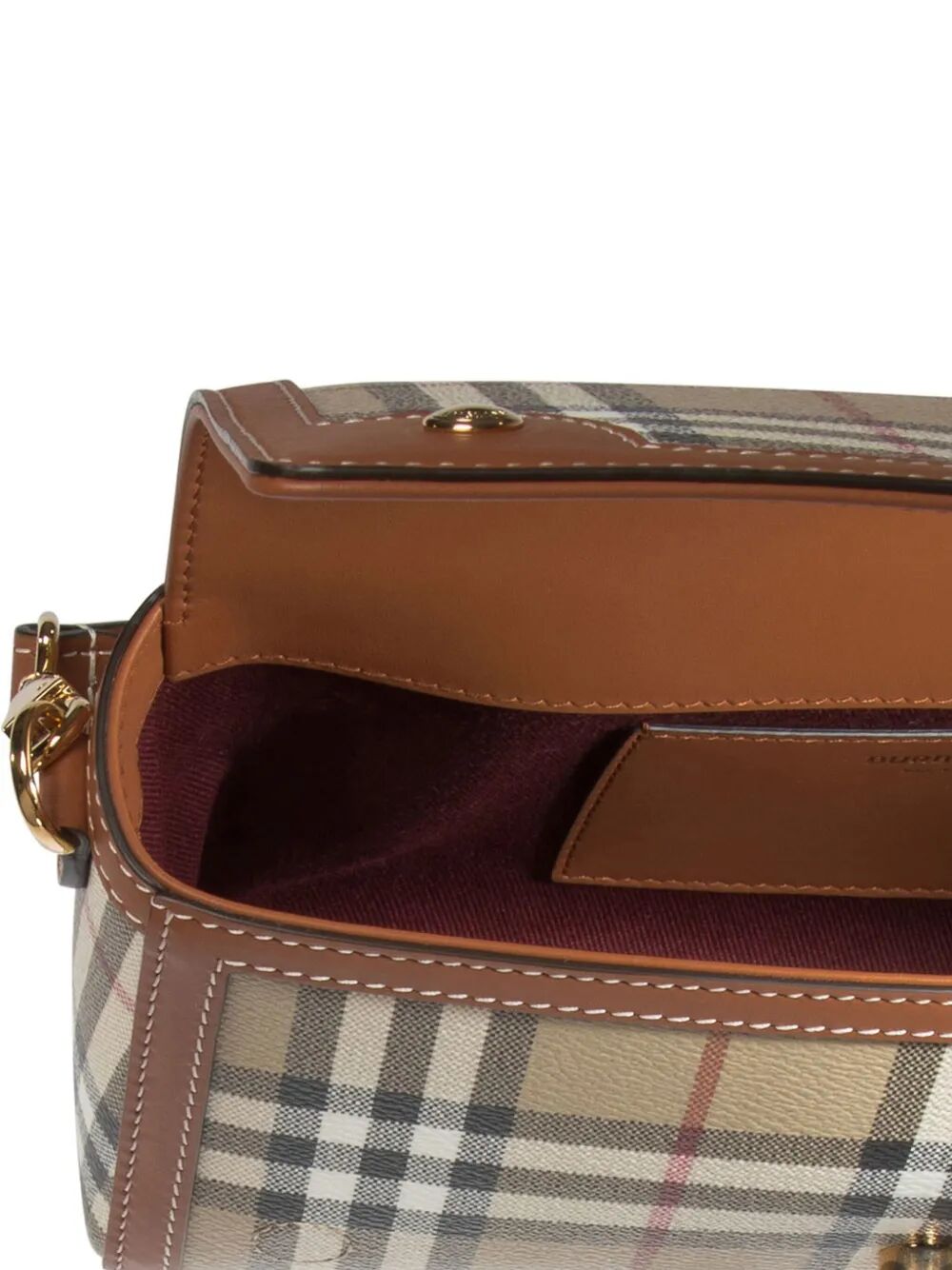 Vintage Check logo-plaque shoulder bag