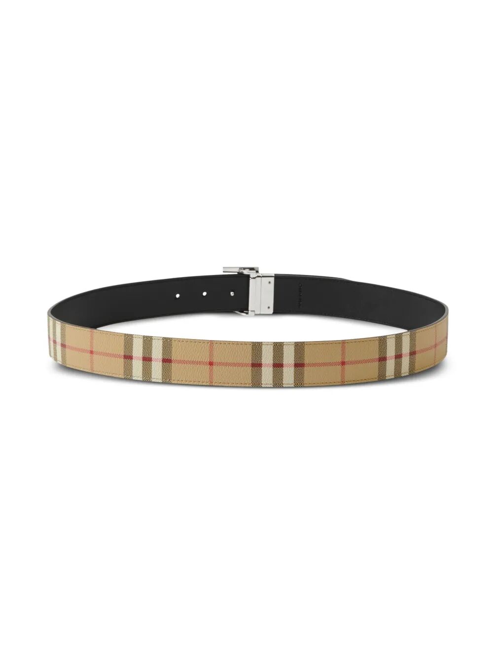 Vintage Check reversible belt