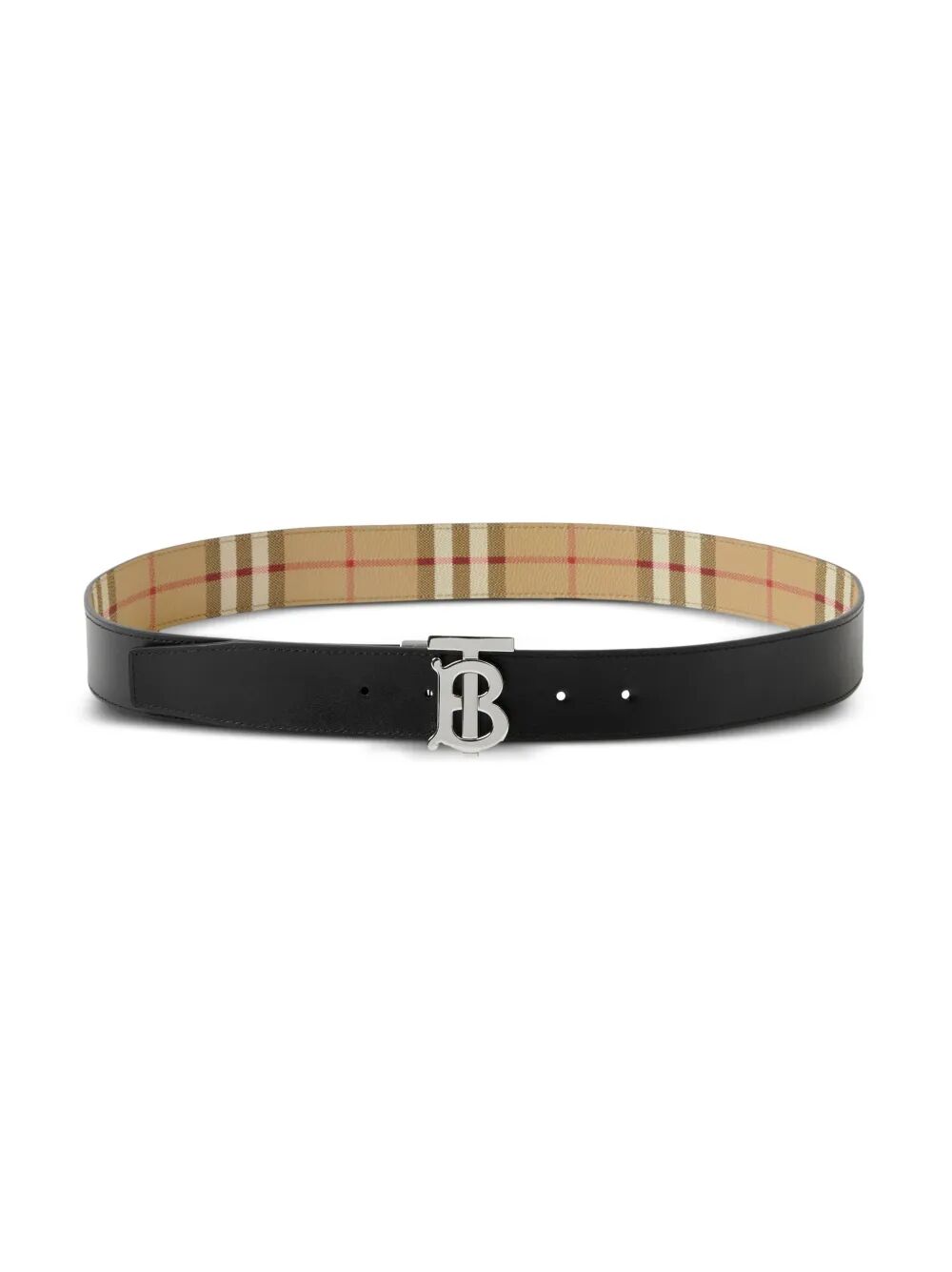 Vintage Check reversible belt