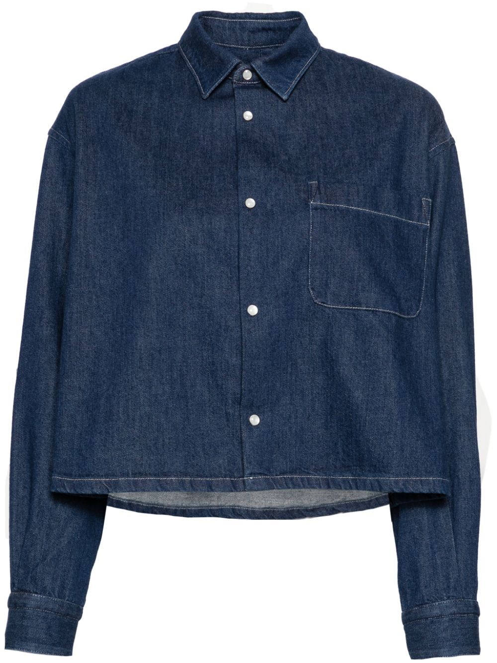 Samantah cropped denim shirt