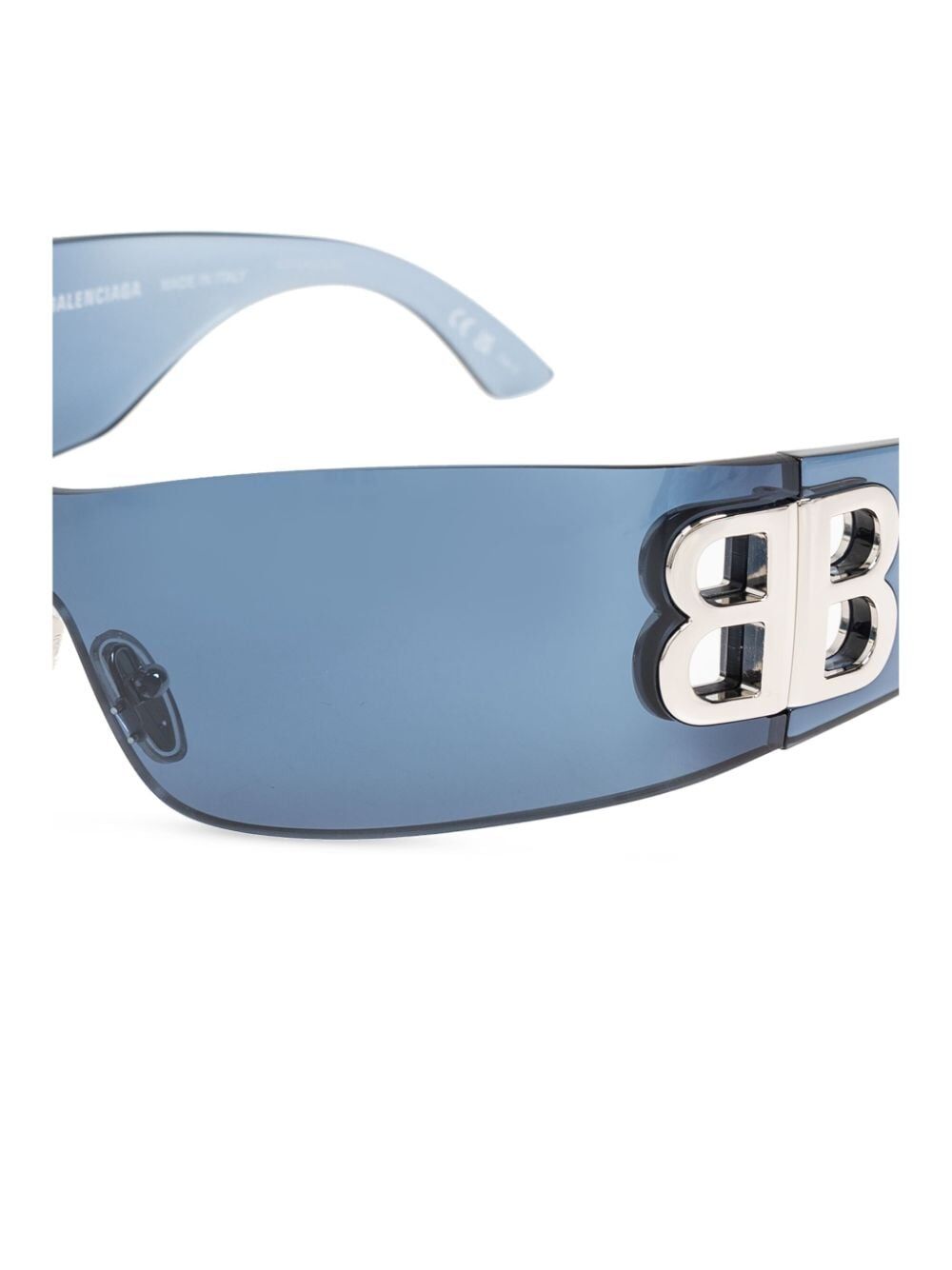 shield frame tinted sunglasses