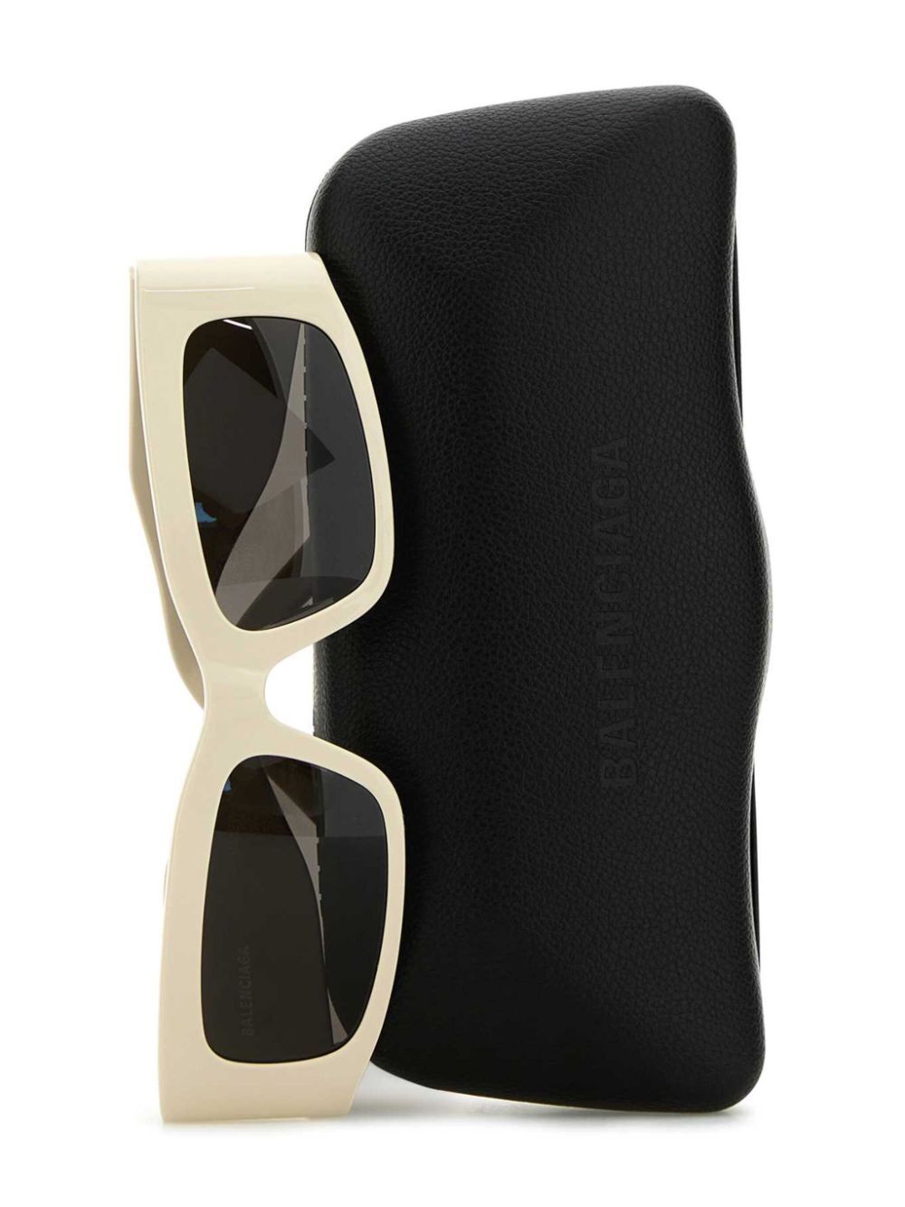 logo-print rectangle-frame sunglasses