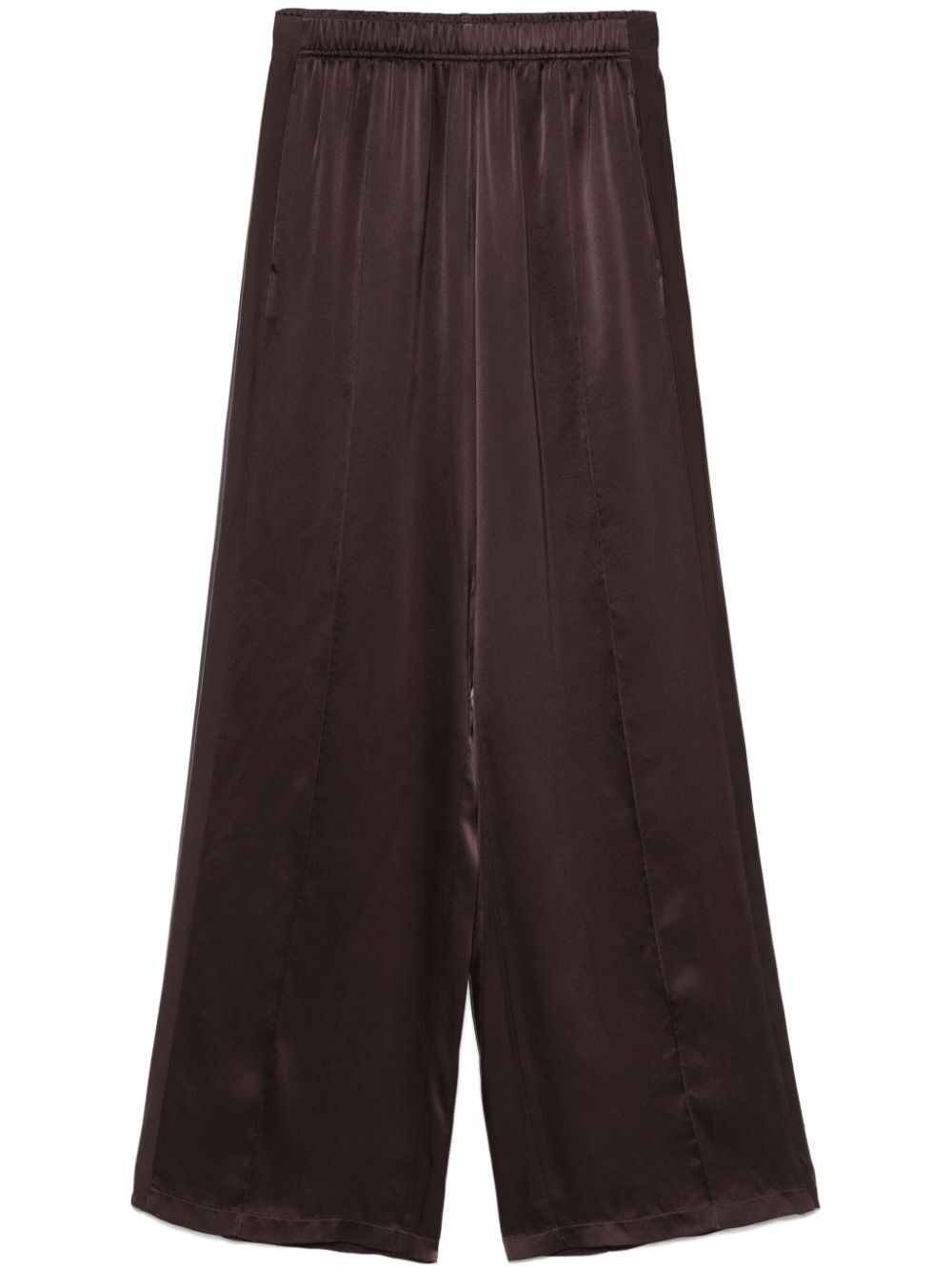 satin straight-leg trousers