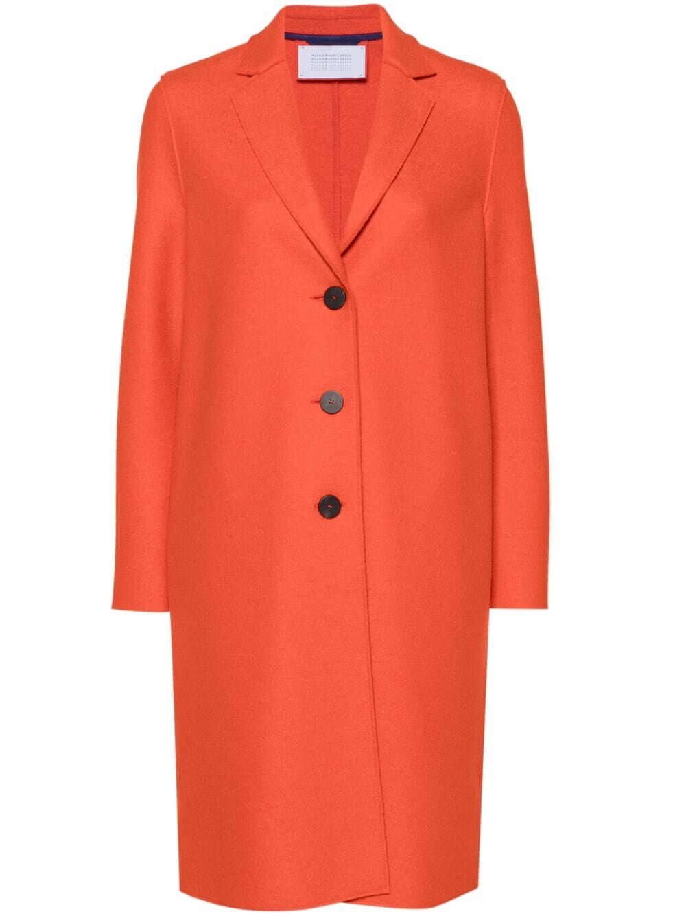 single-breasted wool coat