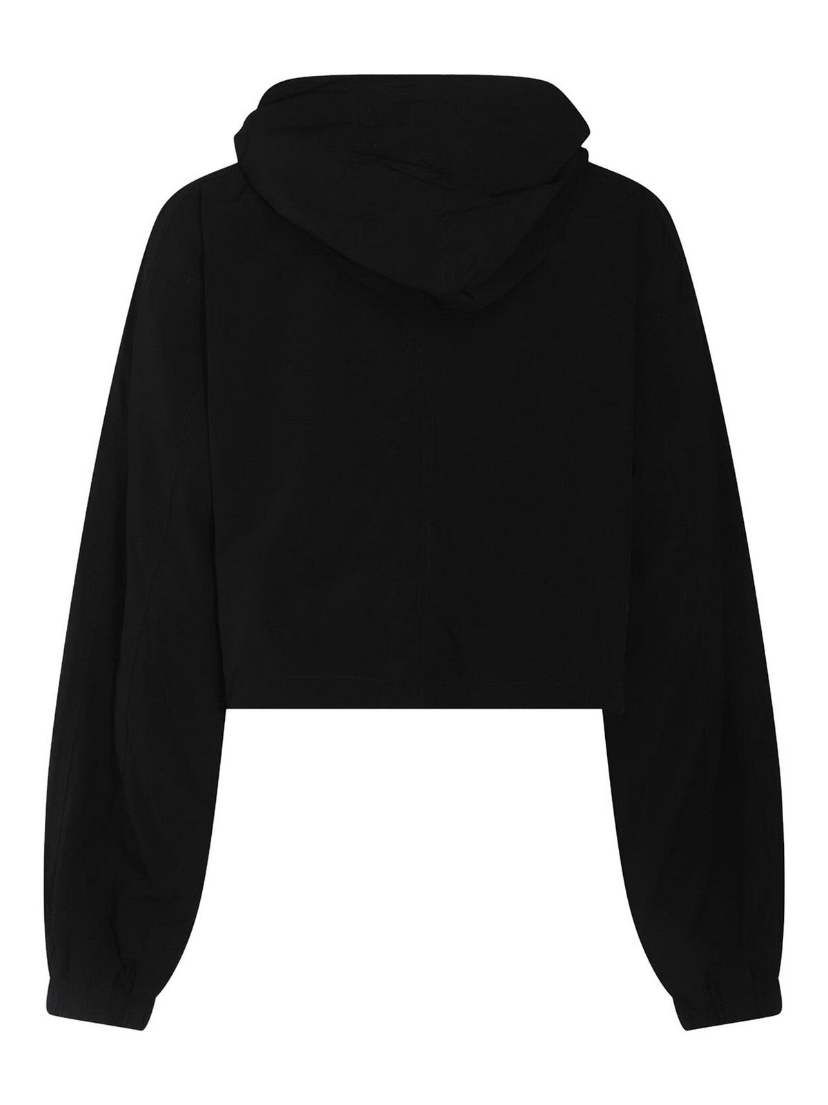 zip-up hooded jacket