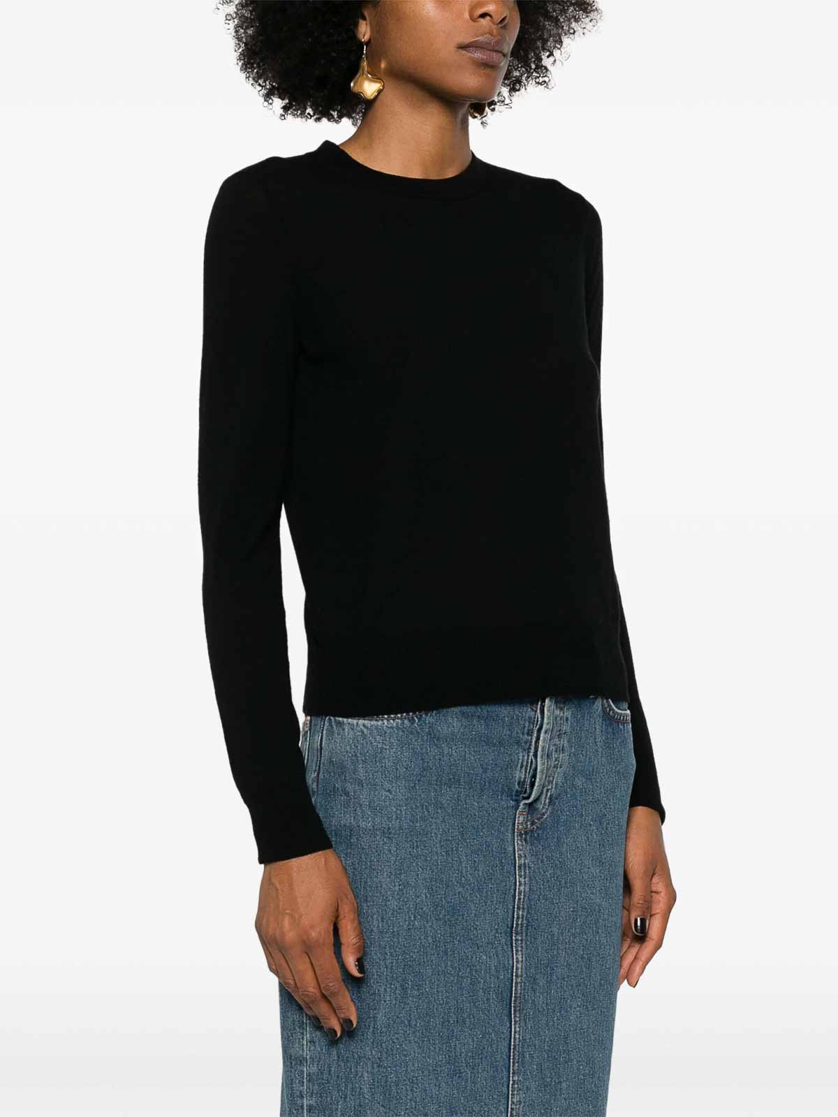 crew-neck wool jumper